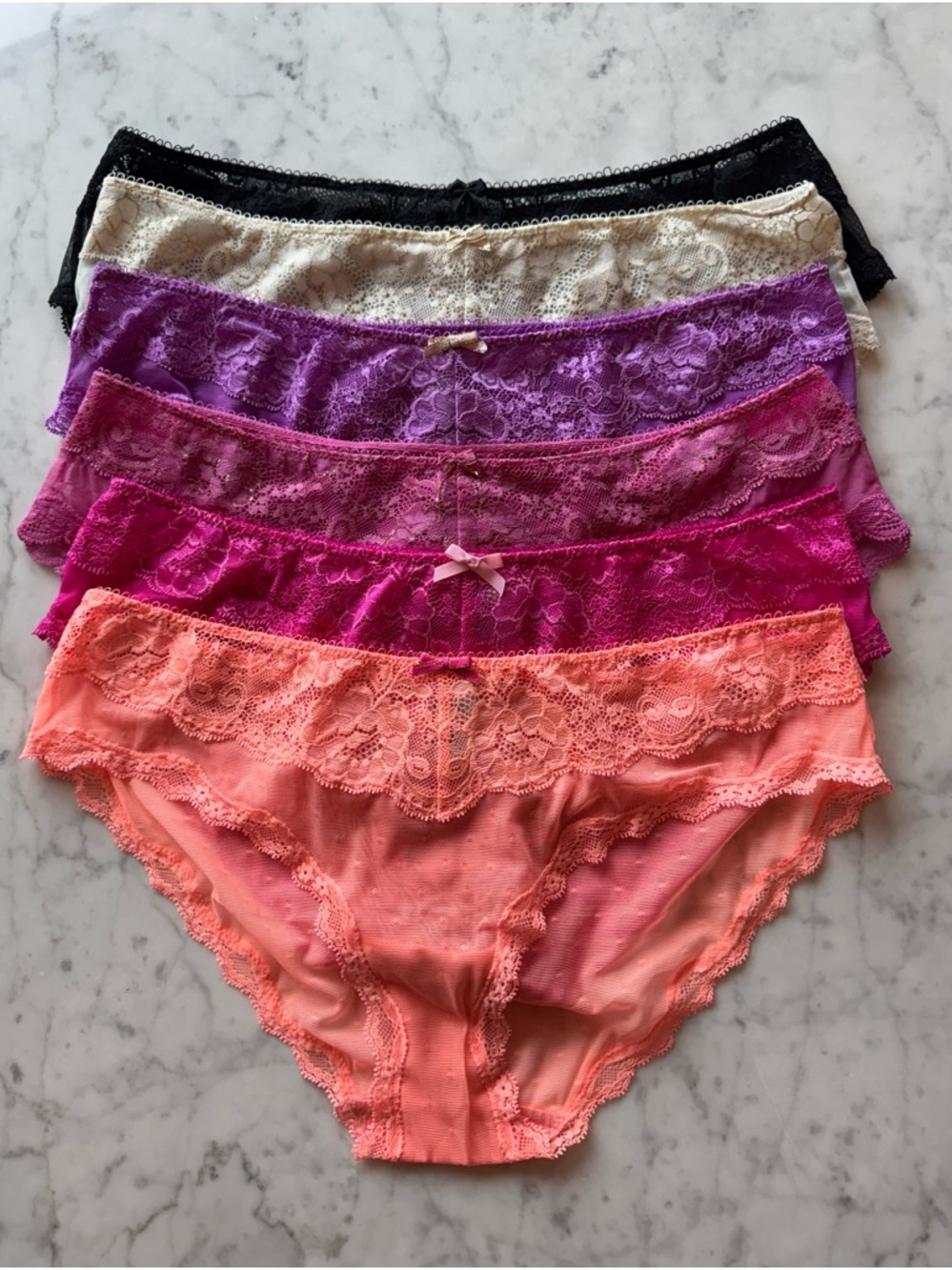 Victoria’s Secret Lace Panties Set of 6